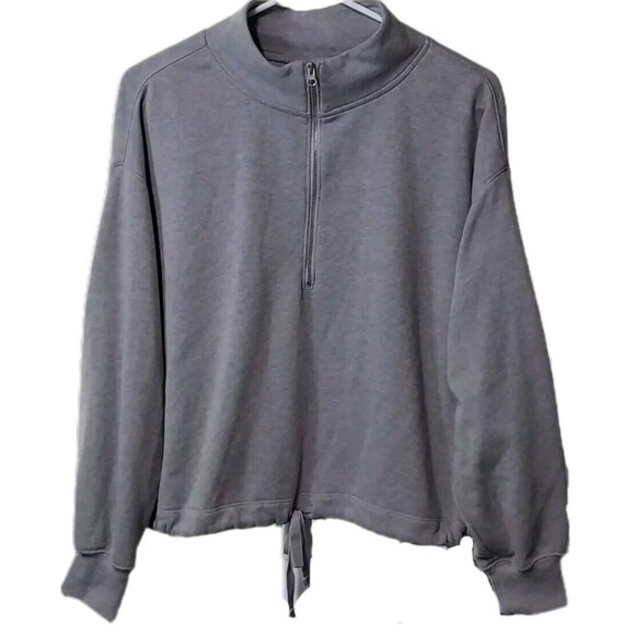 Old Navy Womens Size Small Activewear Pullover Sweatshirt Jumper Soft Gray GUC - Picture 1 of 11